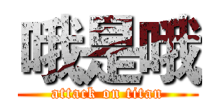 哦是哦 (attack on titan)
