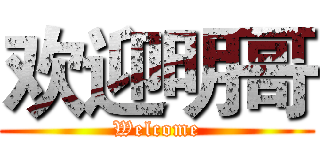 欢迎明哥 (Welcome)