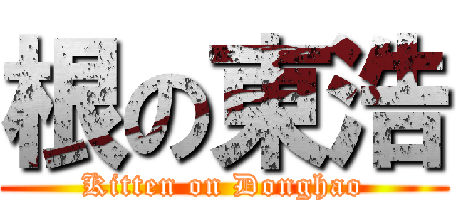 根の東浩 (Kitten on Donghao)