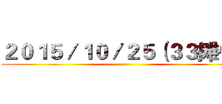 ２０１５／１０／２５（３３摊位） ()