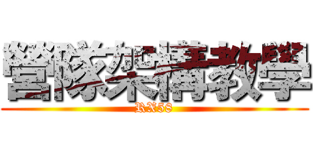 營隊架構教學 (RX58)