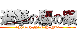進撃の鷹の眼 (attack on Eye of the hawk)