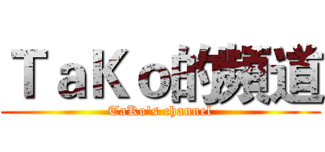 ＴａＫｏ的頻道 (TaKo's channel)