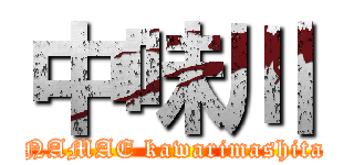 中味川 (NAMAE kawarimashita)