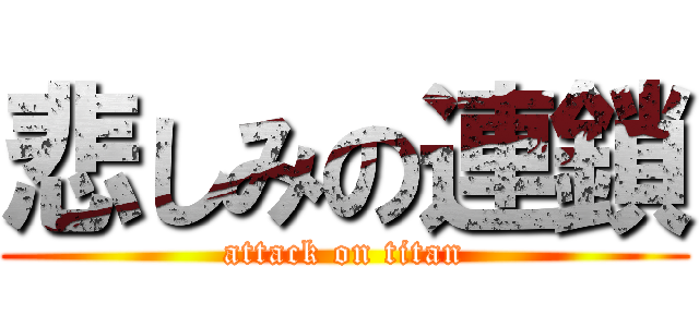 悲しみの連鎖 (attack on titan)