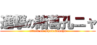 進撃の諸葛孔ニャ (attack on Shokakounya)