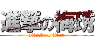 進撃の梅琇 (attack on titan)