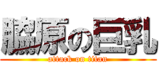 脇原の巨乳 (attack on titan)