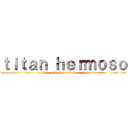 ｔｉｔａｎ ｈｅｒｍｏｓｏ (attack on titan)