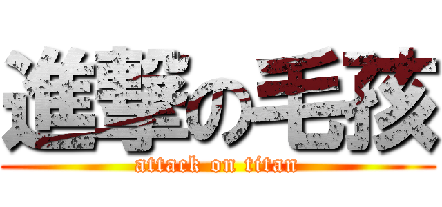 進撃の毛孩 (attack on titan)
