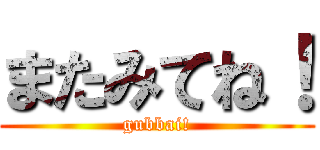 またみてね！ (gubbai!)