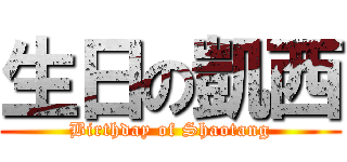 生日の凱西 (Birthday of Shaotang)