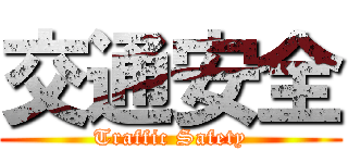 交通安全 (Traffic Safety)