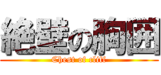 絶壁の胸囲 (Chest of cliff)