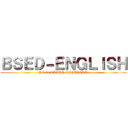 ＢＳＥＤ－ＥＮＧＬＩＳＨ (SE-11 CLASS OFFICERS)