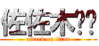 佐佐木姬姬 (attack on titan)