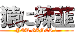 猿に辣韮 (YOU GAMER !)