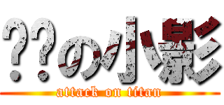 进击の小影 (attack on titan)