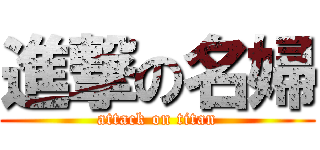進撃の名婦 (attack on titan)