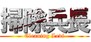 掃除兵長 (Cleaning Levi)