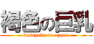 褐色の巨乳 (kassyoku no oppai)