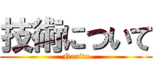 技術について (Narita)
