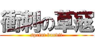 衝刺の草寇 (sprint bandit)