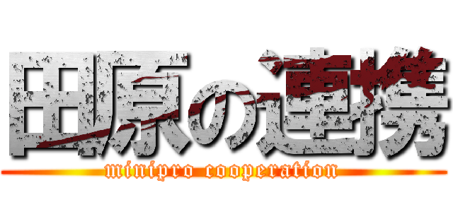 田原の連携 (minipro cooperation)