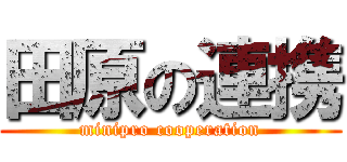 田原の連携 (minipro cooperation)