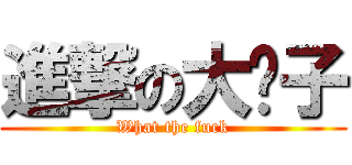 進撃の大盘子 (What the fuck)