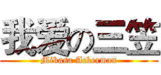 我爱の三笠 (Mikasa Ackerman)