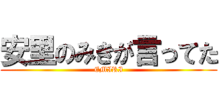 安里のみきが言ってた (EMIRI)