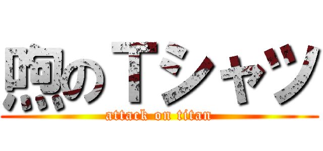 喣のＴシャツ (attack on titan)