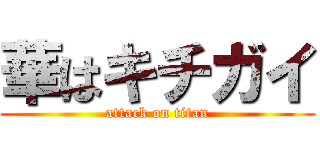 華はキチガイ (attack on titan)