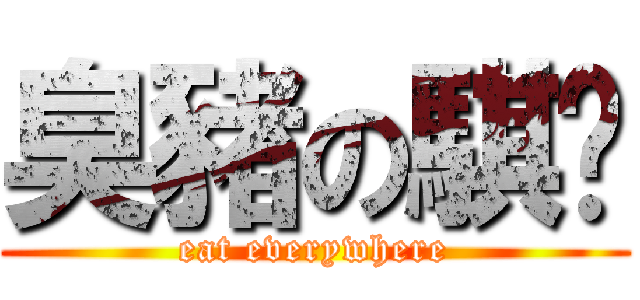 臭豬の騏瑋 (eat everywhere)