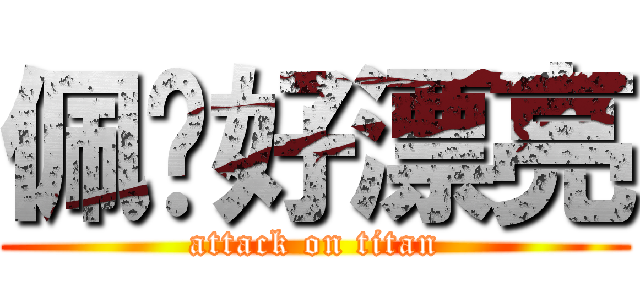 佩姍好漂亮 (attack on titan)