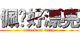 佩姍好漂亮 (attack on titan)