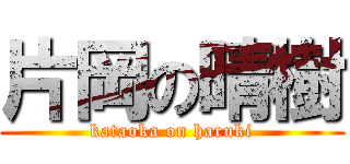 片岡の晴樹 (kataoka on haruki)