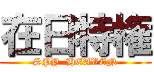 在日特権 (SPY  HEAVEN)