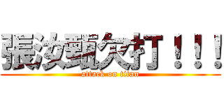張汝甄欠打！！！ (attack on titan)