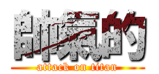 帥氣的 (attack on titan)