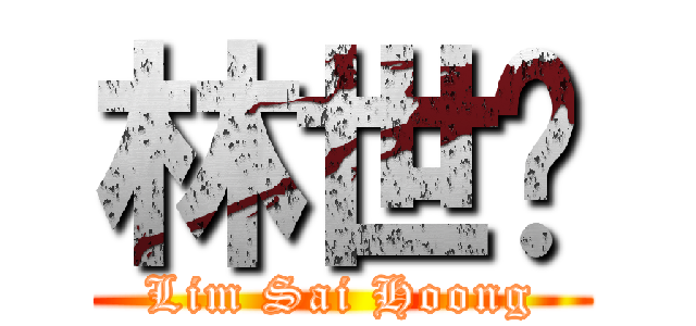 林世洭 (Lim Sai Hoong)