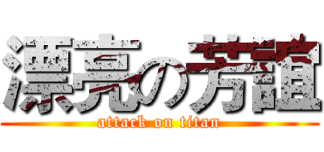 漂亮の芳誼 (attack on titan)