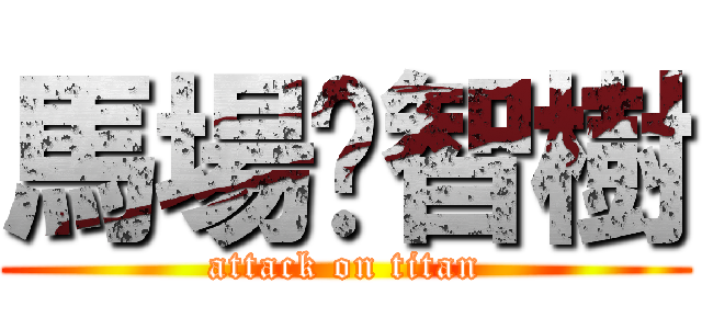 馬場 智樹 (attack on titan)