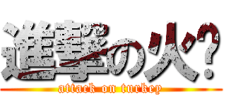 進撃の火雞 (attack on turkey)