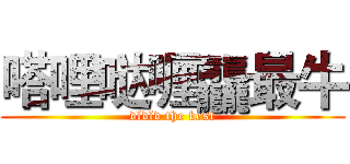 嗒哩哒喱龘最牛 (dldld the best)