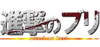 進撃のブリ (attack on buri)