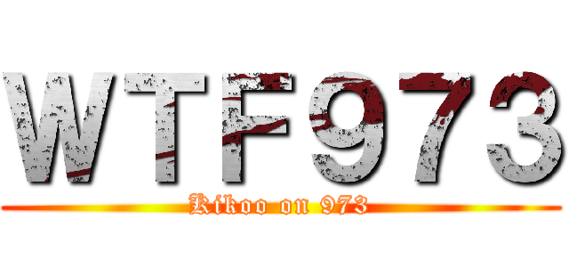 ＷＴＦ９７３ (Kikoo on 973)