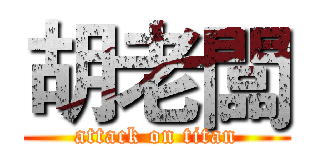 胡老闆 (attack on titan)