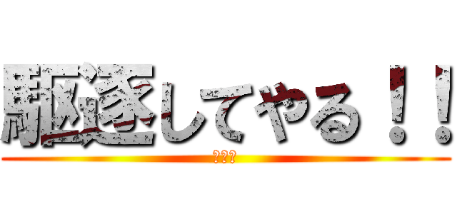 駆逐してやる！！ (エレン)